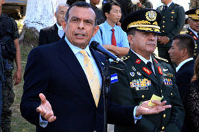 El presidente de Honduras Porfirio Lobo 