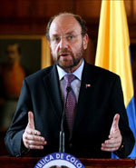 El ministro chileno de Asuntos Exteriores, Alfredo Moreno