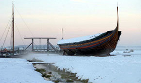 El Museo de las naves vikingas en Dinamarca