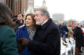 La alcaldesa madrileña, Ana Botella, y el eurodiputado Jaime Mayor Oreja.