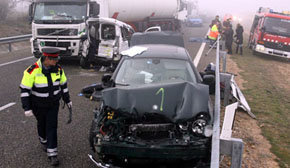 Imagen de archivo de un accidente de tráfico