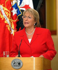 Bachelet dice que 'el vendaval viene'