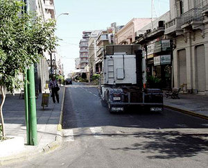 Un domingo por la tarde las calles de Asunción están desiertas