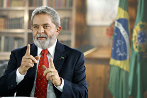 El presidente brasileÃ±o Luis Inazio Lula da Silva dice que Brasil esta bien preparado para enfrentar la crisis mundial