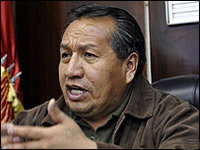 Santos Ramirez, destituido de manera fulminante de la presidencia de YPFB por el presidente Morales. 