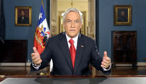 El presidente chileno, Sebastián Piñera