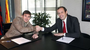 Messi firmó hasta 2018