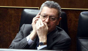 El ministro de Justicia, Alberto Ruiz Gallardón