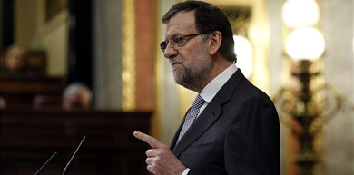 El presidente del Gobierno, Mariano Rajoy, durante debate sobre el estado de la nación / EFE