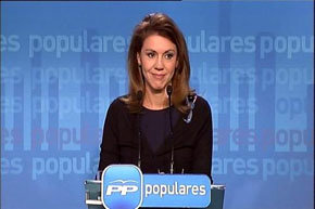 La Nº 2 del PP, Mª Dolores de Cospedal