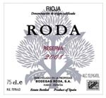 RODA 2008 Reserva D.O.ca. Rioja