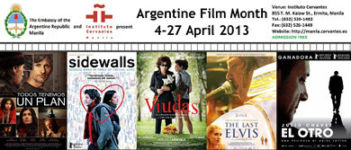 Argentine Film Month at the Instituto Cervantes 4-27 april 2013