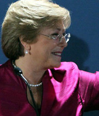 Bachelet  se postula a la reelección
