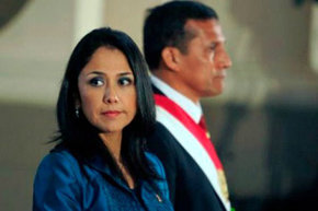 Nadine Heredia, la esposa del presidente de Perú, Ollanta Humala