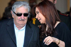 José 'Pepe' Mujica y Cristina Fernández de Kirchner