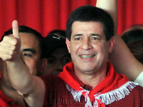 El Partido Colorado vuelve al poder en Paraguay con Horacio Cartes 