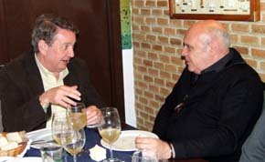 Quino Moreno (d) y Enrique Sancho, Presidente y Vicepresidente respectivamente, en una imagen de archivo