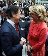 Ignacio González y Esperanza Aguirre (Efe)