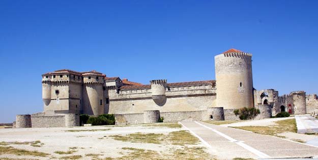 Vista del Castillo de Cuéllar