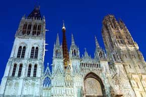 La Catedral de Rouen...