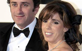 Alejandro Agag y su esposa