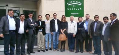 Visita oficial de funcionarios públicos de gobiernos regionales del Perú a la ciudad de Sevilla