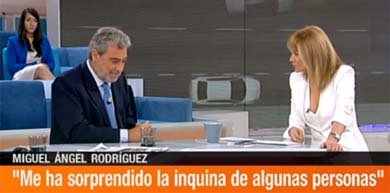 Miguel Ángel Rodríguez en ‘Espejo Público’ este lunes