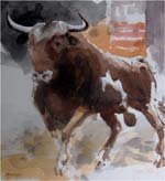 Pintura Taurina en el Colegio oficial de Veterinarios de Madrid