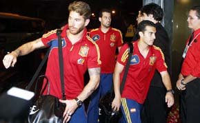 España ya esta en Recife a la espera del debut ante Uruguay