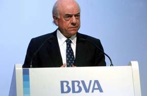 Francisco González, presidente de BBVA  -Foto: B.P.V./A.P.A. 