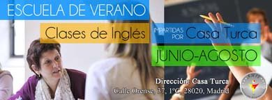 Curso de verano de Inglés para adultos (Junio-Agosto) - Casa Turca