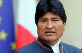 Evo Morales, presidente de Bolivia
