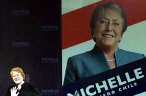 Michelle Bachelet, tras conocer su victoria