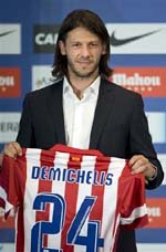 Demichelis presentado como nuevo jugador colchonero