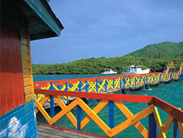 Puente de los enamorados en San Andrés