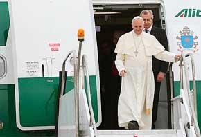 El Papa llega a Río para la Jornada Mundial de la Juventud 