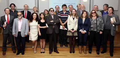 Foto de Familia en la Edición 2012 de este Premio Literario