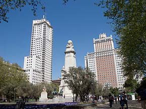 Plaza de España, en Madrid