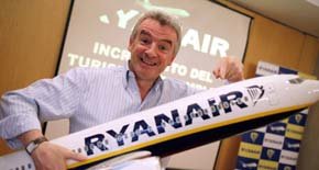 Michael O'Leary, presidente de Ryanair, en mayo en Madrid. / Samuel Sánchez