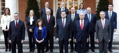 Los ministros del Gobierno de Rajoy. (EFE)