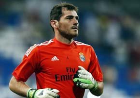 Iker Casillas durante el Trofeo Bernabéu (Imago).