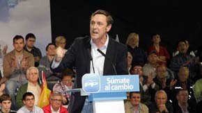 El diputado del PP Rafael Hernando. 

