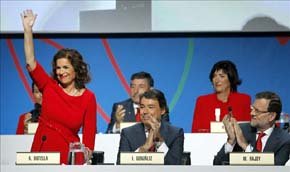 La alcaldesa Ana Botella durante la presentación en Buenos Aires