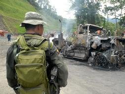 Siete militares colombianos mueren a manos de la guerrilla de las FARC