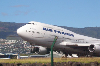 La crisis golpea la industria aerocomercial. AirFrance-KLM bajó un 2,6% su tráfico de pasajeros.