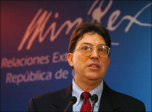 El nuevo canciller cubano, Bruno RodrÃ­guez Parrilla. (imagen de archivo)