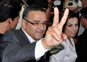 Mauricio Funes, presidente electo de El Salvador. 