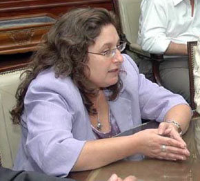 La ministra argentina de Salud, Graciela Ocaña