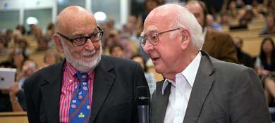 François Englert y Peter Higgs, ganadores del Premio Nobel de Física 2013 