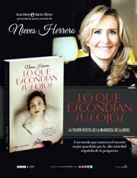 Nieves Herrero, autora de la novela “Lo que escondían sus ojos” sobre la marquesa de Llanzol